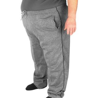 Pánske nadrozmerné tepláky veľkosti 4XL-6XL šedé farby (Nadmerné veľkosti TEPLÁKY pre mužov)