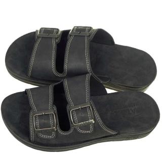 Pánske šľapky Fatex čierne (obuv na doma)