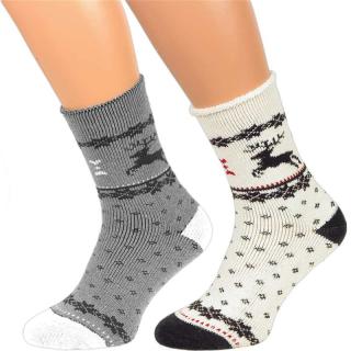 Pánske vlnené ponožky Alpaka Froté 3páry (Teplé ponožky na zimu)