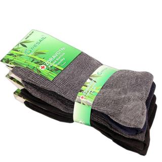 Pánske zdravotné ponožky Bambus 5 párov (Bambusové ponožky pánske AMZF Bal. 5 párov)