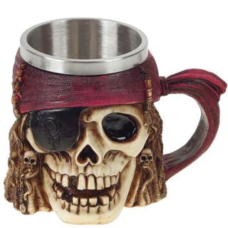 Pirátsky pohár (dekorácia do izby)