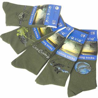 Ponožky pre rybára Bal/5párov (Rybárske ponožky aura.via | Darček pre muža rybára)