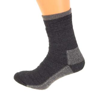 Ponožky Thermo Froté vlnené 1pár (Pánske hrubé ponožky na zimu 100 Bavlna)