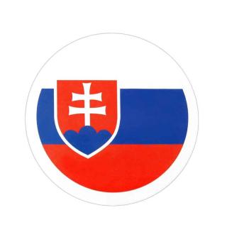 Samolepka Slovensko (okrúhla nálepka Slovakia)