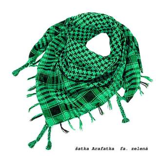 Šatka Arafatka zelená (arabská šatka)