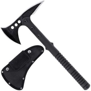 Sekera Tomahawk 39cm čierna (Čierna sekerka s puzdrom)