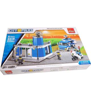Stavebnica pre deti Mestská Polícia 292ks (detská stavebnica typu Lego)