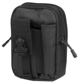 Taktická taška na opasok 18cm čierna (Taktické vybavenie)