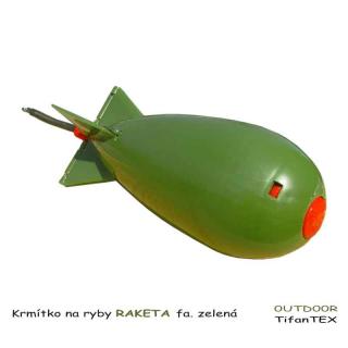 TFT Zakrmovacia raketa B-RCKT3224 Zelená 15cm