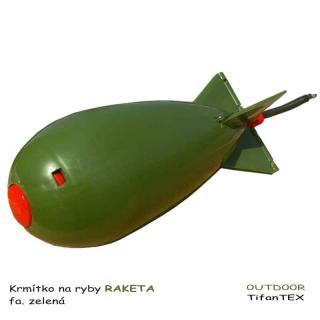 TFT Zakrmovacia raketa XXL-RCKT3225 Zelená 18cm