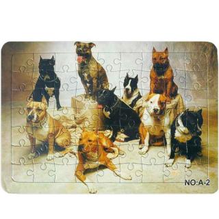 TifanTEX Animal Dogs puzzle 63 Dielov