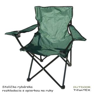 TifanTEX rybárske kreslo KZ3232 zelené 42cm