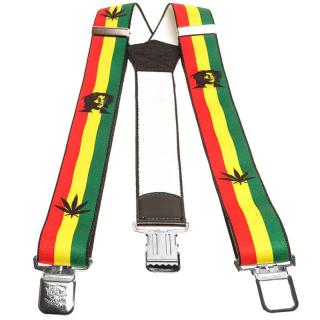 Traky na nohavice Bob Marley Marihuana (Dámske aj pánske traky široké)