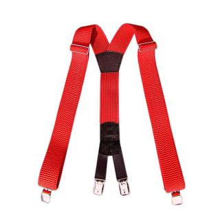 Traky na nohavice červené (klasické elastické traky)