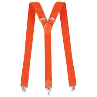 Traky na nohavice oranžové šírka 2,5 cm (Traky do nohavíc Unisex šírka 25mm)