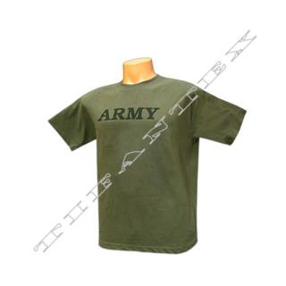 Tričko ARMY oliva (tričko s nápisom )