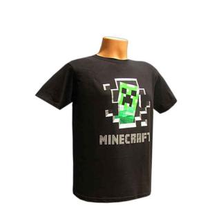 Tričko detské Minecraft čierne (tričko pre deti)