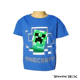 Tričko detské Minecraft modré (tričko pre deti)