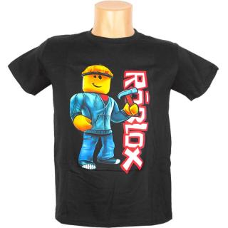 Tričko detské Roblox čierne (tričko na narodeniny)
