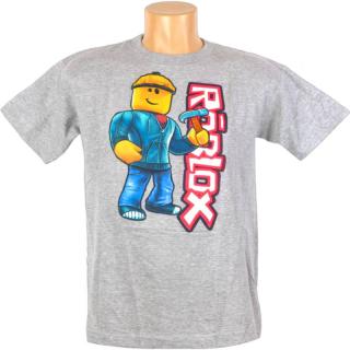 Tričko detské Roblox šedé (roblox tričko sk)