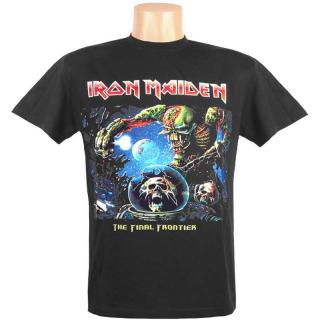 Tričko Iron Maiden The Final Frontier (Pánske čierne tričko Iron Maiden s potlačou albumu The Final Frontier)