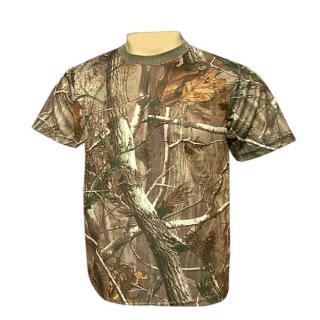 Tričko maskáčové LOSHAN oak softwood (tričko s maskovaním dubového a ihličnatého lesa)