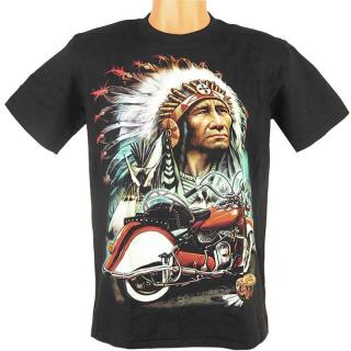 Tričko Motorka Rock Eagle (Motorkárske tričko - materiál 100% bavlna, kvalitná potlač, ktorá svieti v tme)