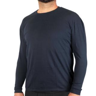 Tričko s dlhým rukávom Nátelník modrý (Pánsky bavlnený Nátelník)