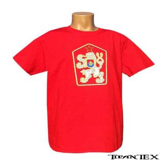 Tričko Znak ČSSR červené (bavlnené tričko s československým znakom)