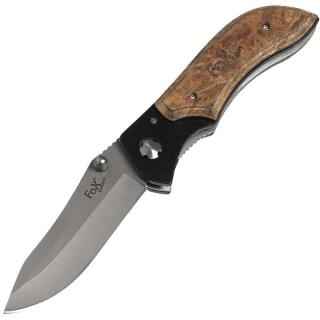 Vreckový otvárací Nôž Mfh Fox Outdoor (Nôž s drevenou rúčkou 20,5cm | MFH vreckové nože)