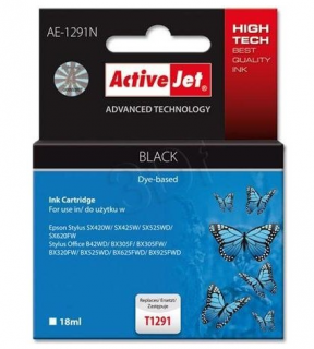ActiveJet AE-1291 | Black | Epson T1291 (naplň EPSON 1291)