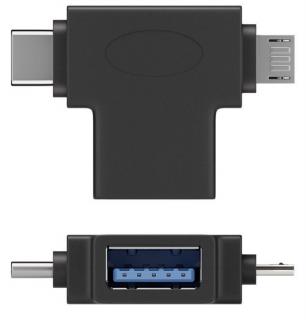 Adaptér Gembird USB 2.0 Type-C (CM/microUSB-F) redukcia (kur31-12)