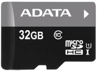 ADATA 32GB MicroSDHC Premier,class 10,with Adapter pamäťová karta  (AUSDH32GUICL10-RA1)