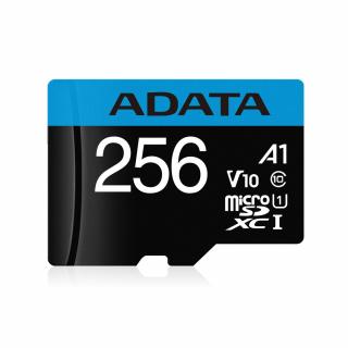ADATA MicroSDXC 256GB UHS-I 100/25MB/s + adapter (Micro SD karta s adaptérom)