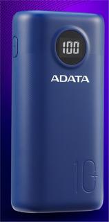 ADATA P10000QCD powerbanka 10 000 mAh (AP10000QCD-DGT-CDB)