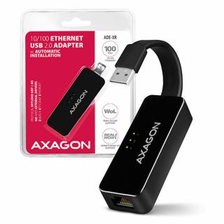 AXAGON ADE-XR, USB2.0 redukcia usb-RJ45