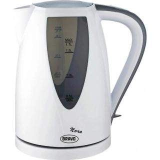 Bravo B-4781 rýchlovarná kanvica Nora 1,7 l, bielošedá