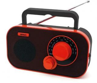 Bravo B-5184 prenosné rádio, červená