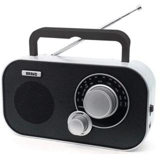 Bravo B-5184 prenosné rádio, čierne