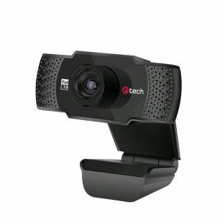 C-TECH CAM-11FHD, 1080P, mikrofon, čierna webkamera (CAM-11FHD)