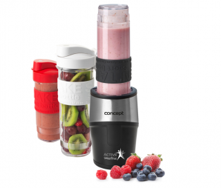 Concept SM-3385 SMOOTHIE MAKER - ACTIVE SMOOTHIE 500 W ČIERNY 2 X 570 ML + 400 ML