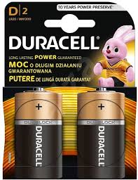 Duracell LR20 alkalická  batéria  (cena za 1 blister)