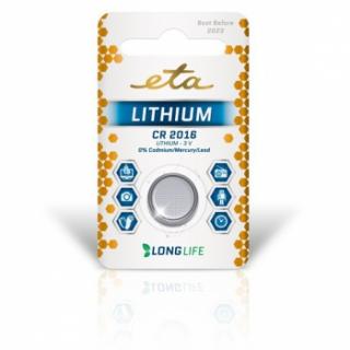 ETA PREMIUM CR2016, blister 1 ks batéria