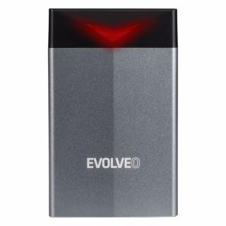 Externý box  EVOLVEO 2.5  Tiny G2, 10Gb/s, USB A 3.1 + redukcia USB A/USB C