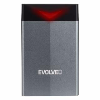 Externý box  EVOLVEO 2.5  Tiny G2, 10Gb/s, USB A 3.1 + redukcia USB A/USB C