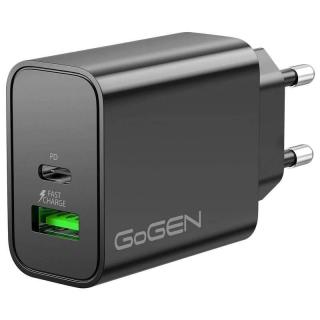 GoGEN ACHPD230, 1x USB-C PD, 1x USB-A, 30W (ACHPDQ230W)nabíjačka do siete čierna