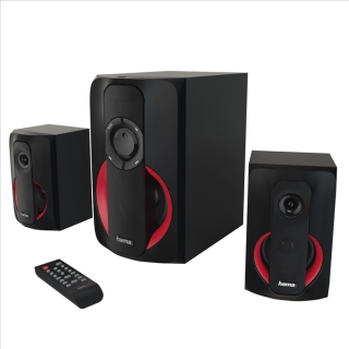 Hama 2.1 Sound systém PR-2180, čierna/červená (hama 173139)