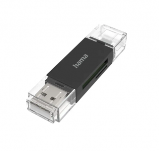 Hama čítačka kariet OTG, USB-A, micro USB, USB 2.0 (hama:200130)