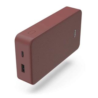 Hama Colour 20, powerbanka 20000 mAh, 3 A, výstup: USB-C, USB-A, červená (Hama 201717)