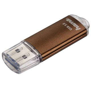 Hama FlashPen Laeta, USB 3.0, 64 GB, 40 MB/s, hnedý (HAMA kód:  124004)